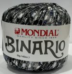 BINARIO Sort/Marine/Lysblå/Hvit med Glitz - Bilde 2