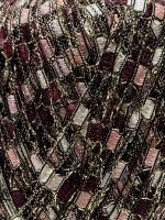 BINARIO plomme/cerise/lysrosa/hvit med Glitz