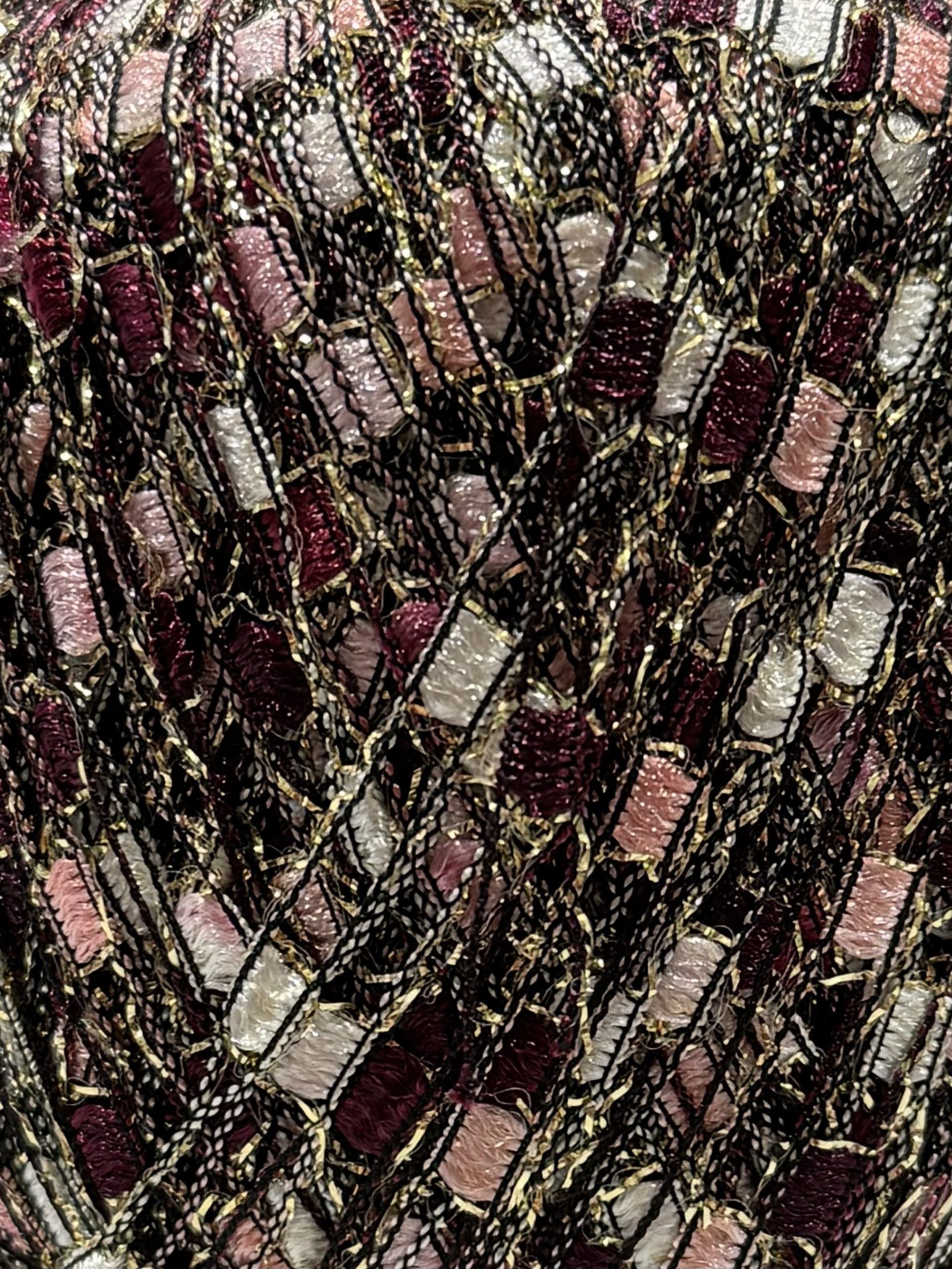 IMG_3646 BINARIO plomme/cerise/lysrosa/hvit med Glitz - Bilde 1
