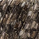 BINARIO brun/beige/offwhite med glitz