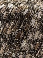 BINARIO brun/beige/offwhite med glitz