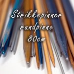 STRIKKEPINNER - Rundpinne 80cm