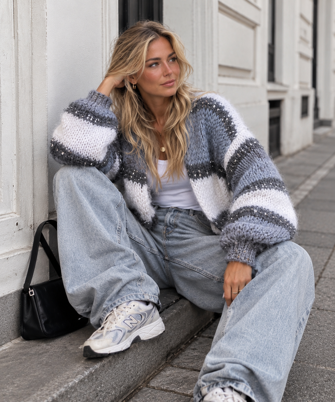original-B7D4429B-E372-40E8-9BC0-E798C9534227 LINN bomber cardigan - Bilde 5