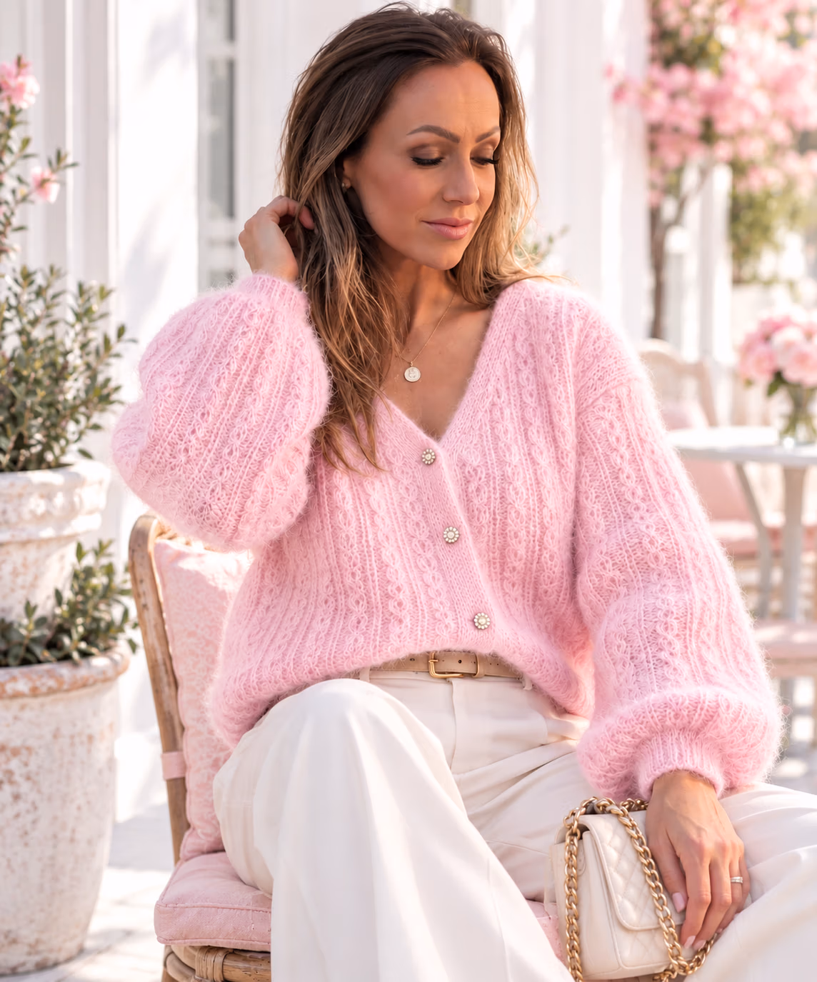 original-43CF4ED0-DBE2-46C8-B432-B86A7A434D21 BLOSSOM cardigan - Bilde 7