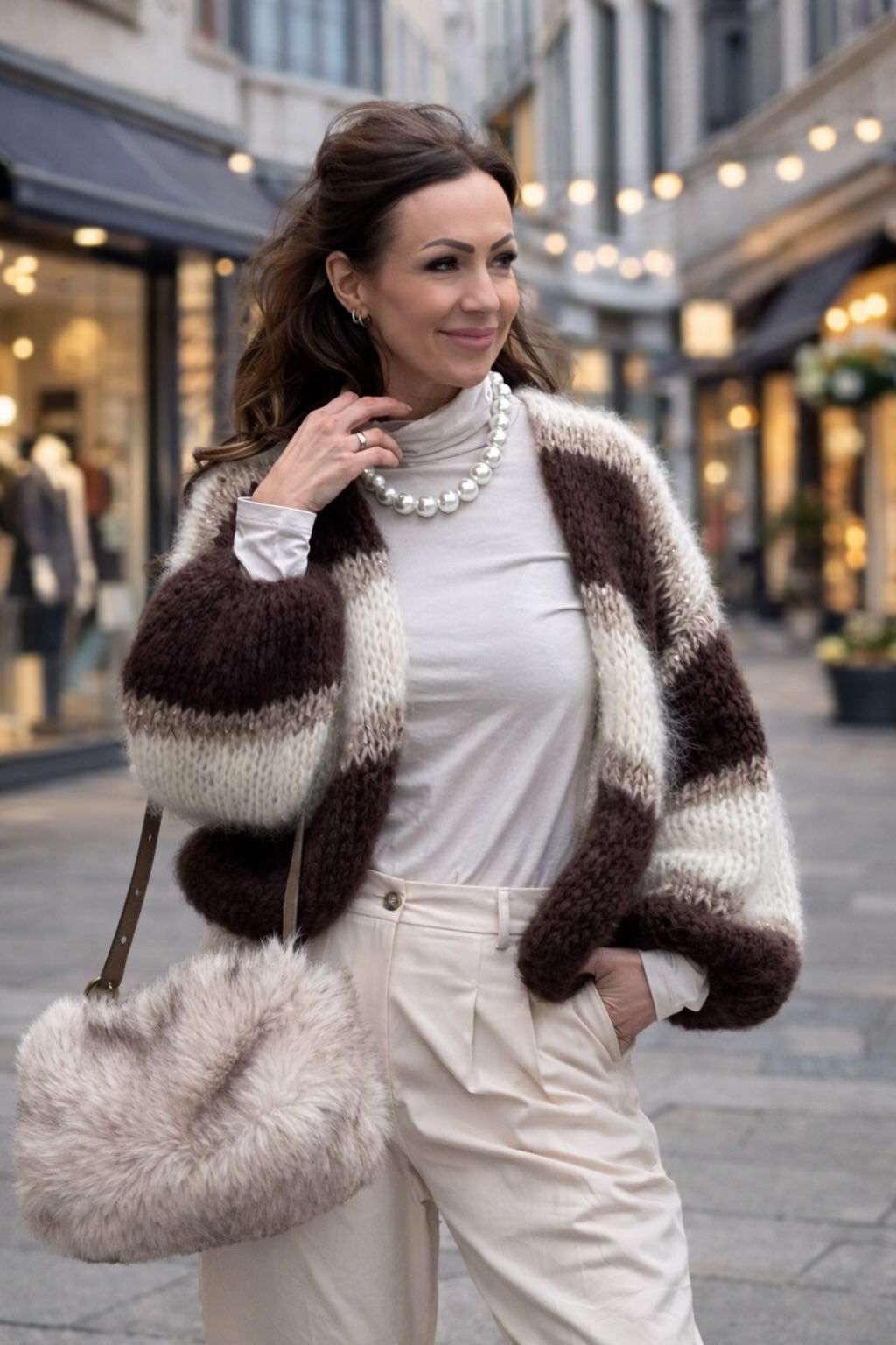 8B068409-AEDB-4BBB-8023-6F16D1EC4565 LINN cardigan bomber - Bilde 1