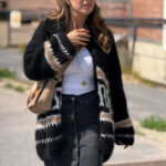 WOODY cardigan str M